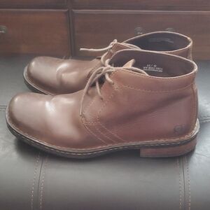 Men's Brown Leather Chukka Boots